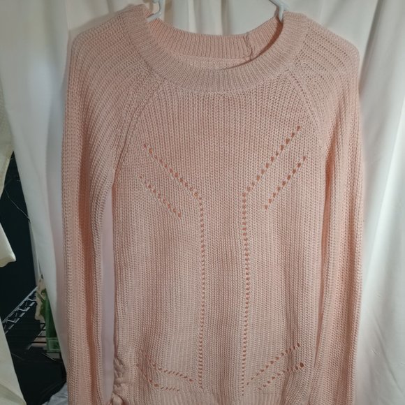 A SO SOFT PERFECTLY YOU PINKY/PEACH SWEATER - Picture 1 of 11